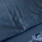 Sky Blue Bedsheet fabric detail